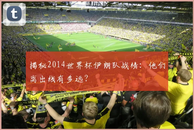 揭秘2014世界杯伊朗队战绩：他们离出线有多远？